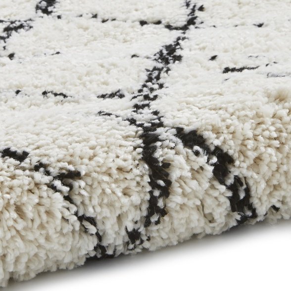 Boho 5402 Rug Black White