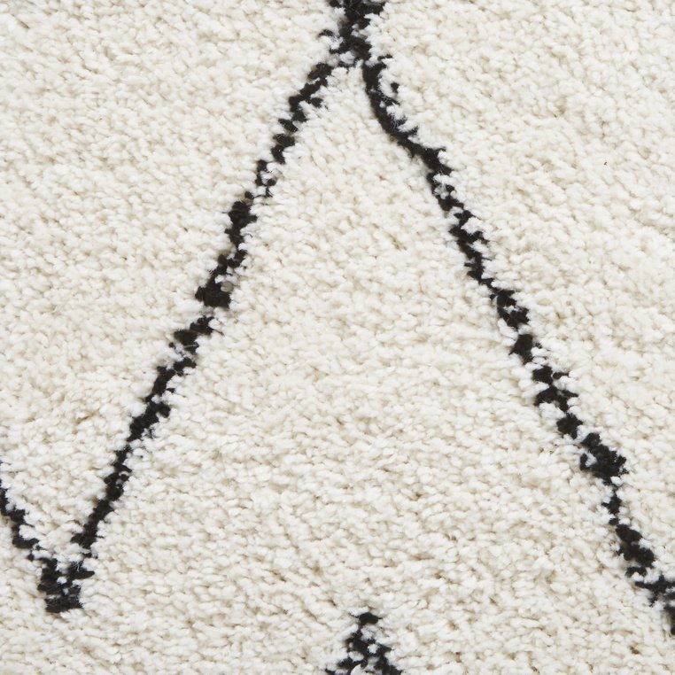Boho 8280 Berber Runner 60cm x 230cm White Black