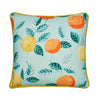 Dreams & Drapes Botanical Fruits Outdoor Filled Cushion 43cm x 43cm Green