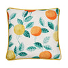 Dreams & Drapes Botanical Fruits Outdoor Filled Cushion 43cm x 43cm Green