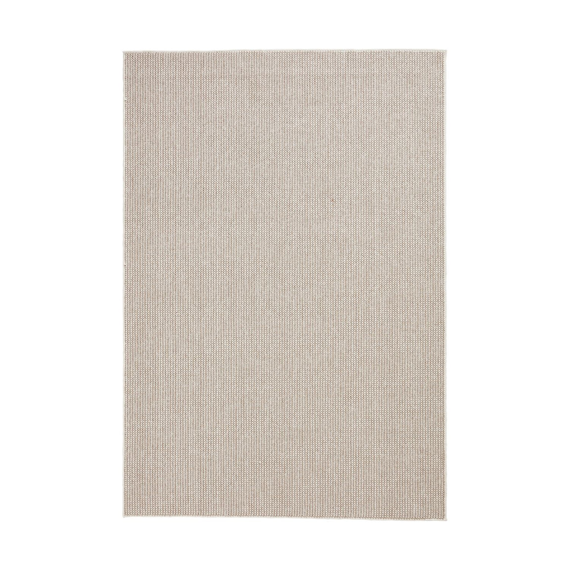 Boucle E6404 Multi Textured Pile Rug White Brown