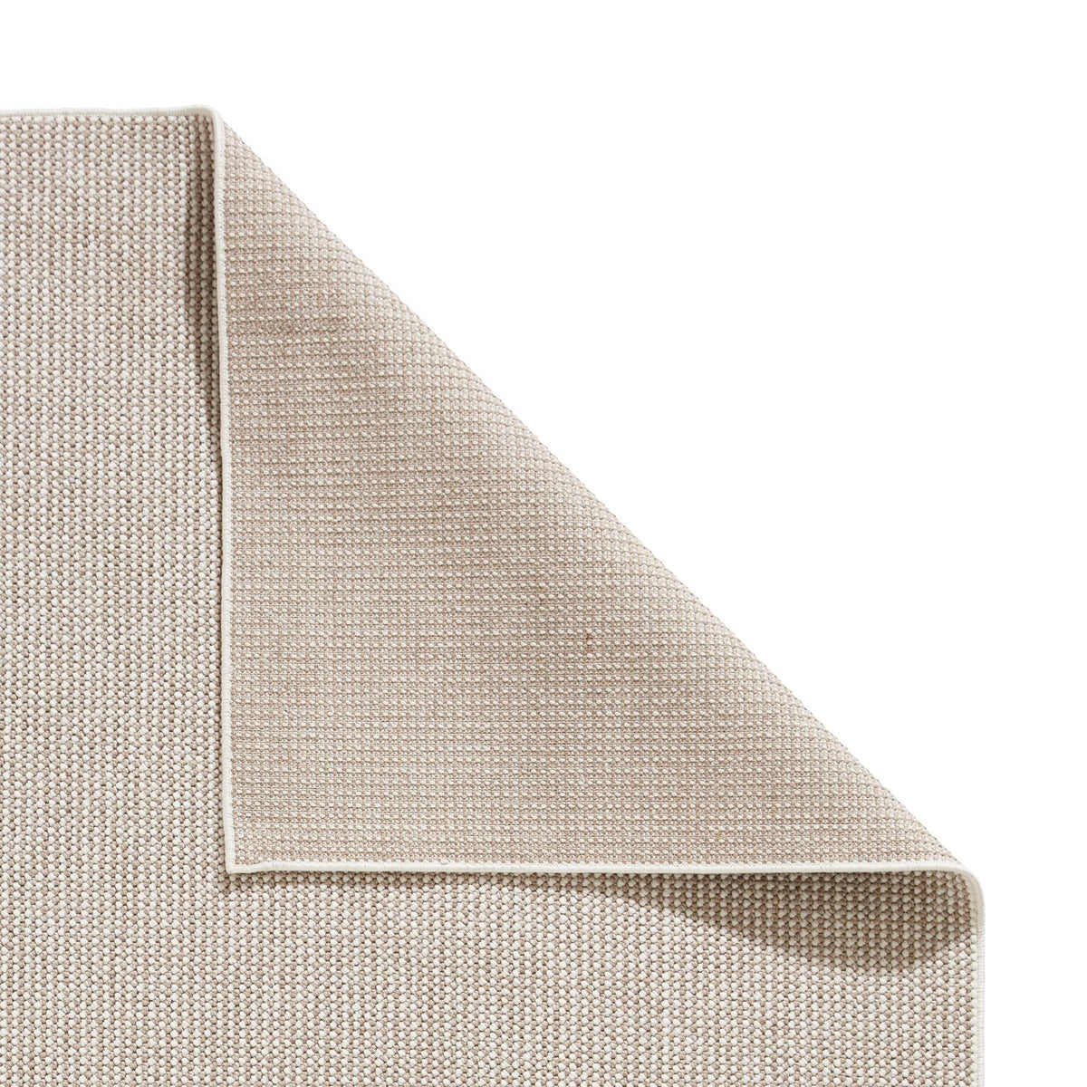 Boucle E6404 Multi Textured Pile Rug White Brown