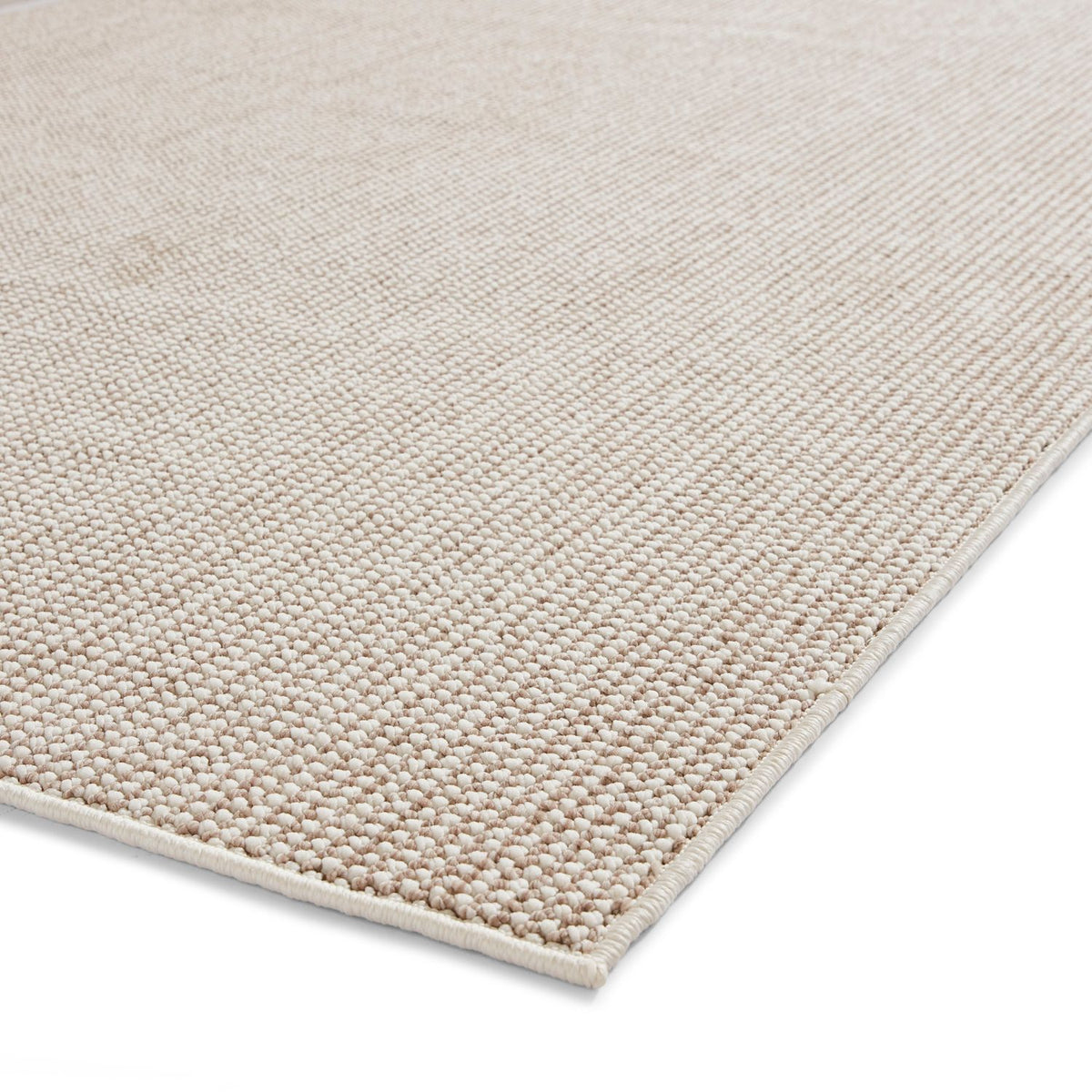Boucle E6404 Multi Textured Pile Rug White Brown