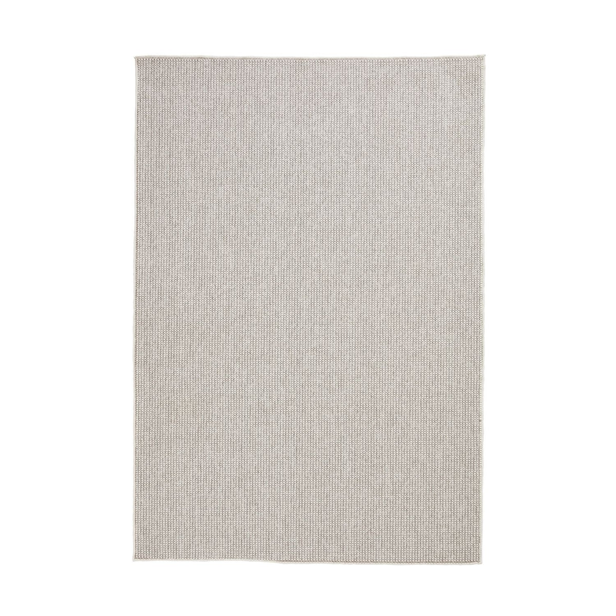 Boucle E6404 Multi Textured Pile Rug White Grey