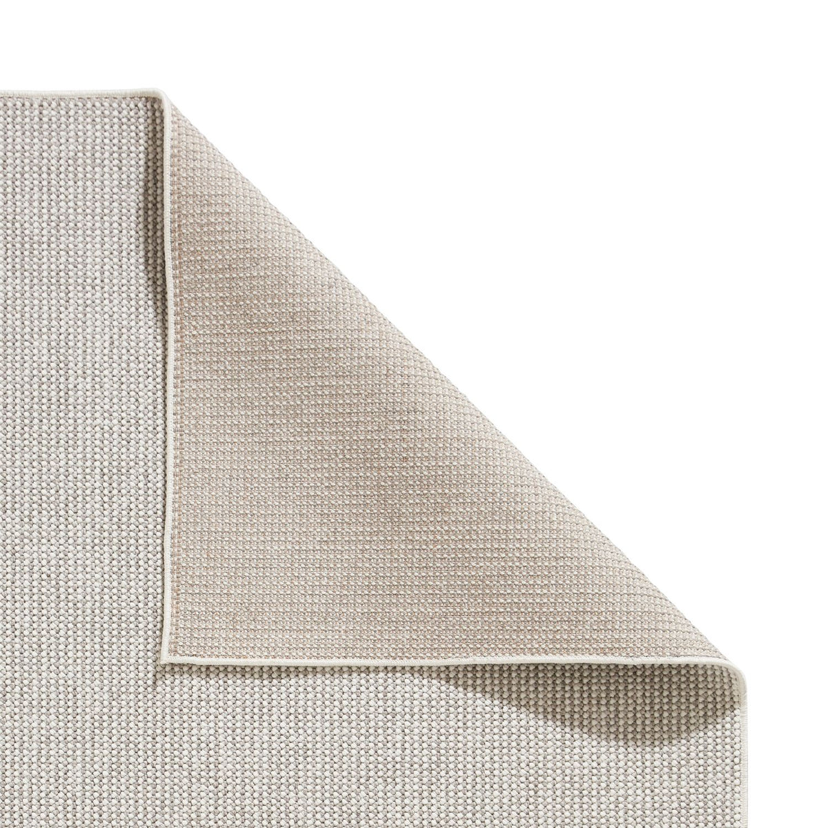 Boucle E6404 Multi Textured Pile Rug White Grey