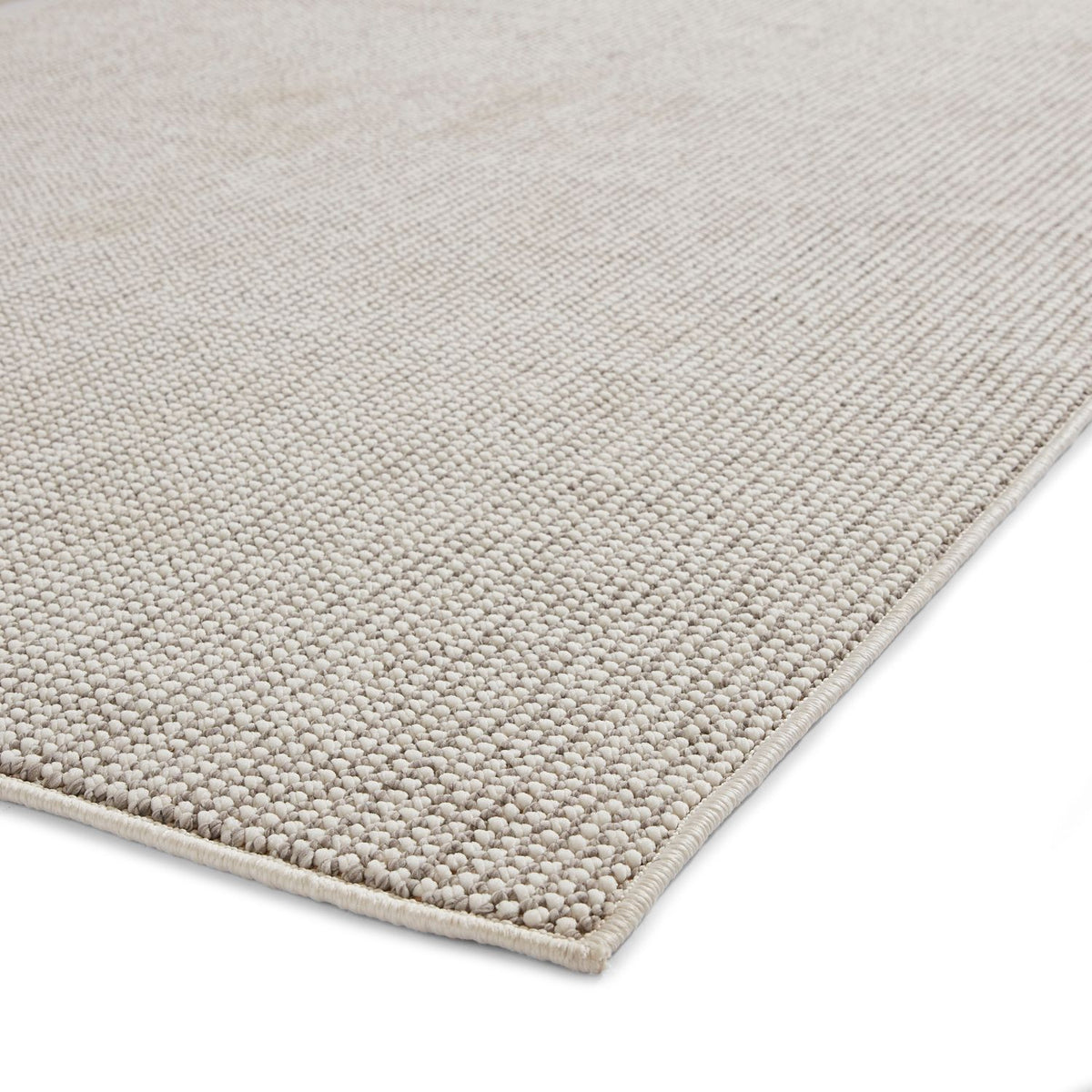 Boucle E6404 Multi Textured Pile Rug White Grey