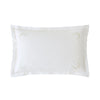 Historic Royal Palaces Bow Embroidery Pillowcase Oxford White Natural