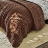 Laura Ashley Brady Scalloped 180cm x 235cm Bedspread Set Caramel
