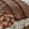 Laura Ashley Brady Scalloped 180cm x 235cm Bedspread Set Caramel