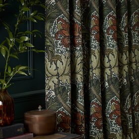 HOUSE Llewelyn-Bowen Morris Major Printed Fabric Emberleaf