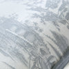 Laura Ashley Braysmith Toile 45cmx45cm Filled Cushion Chambray Blue