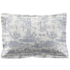 Laura Ashley Braysmith Toile Duvet Cover Bedding Set Chambray Blue