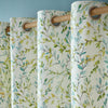 Laura Ashley Brayton Leaves Ready Made Eyelet Curtains Multi