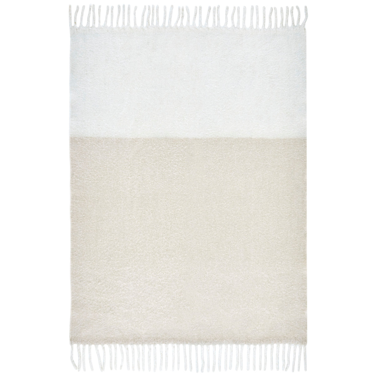 Laura Ashley Bronwen 130cm x 170cm Throw Natural