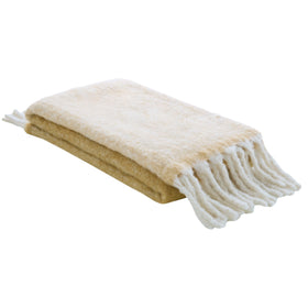 Laura Ashley Bronwen 130cm x 170cm Throw Ochre Yellow