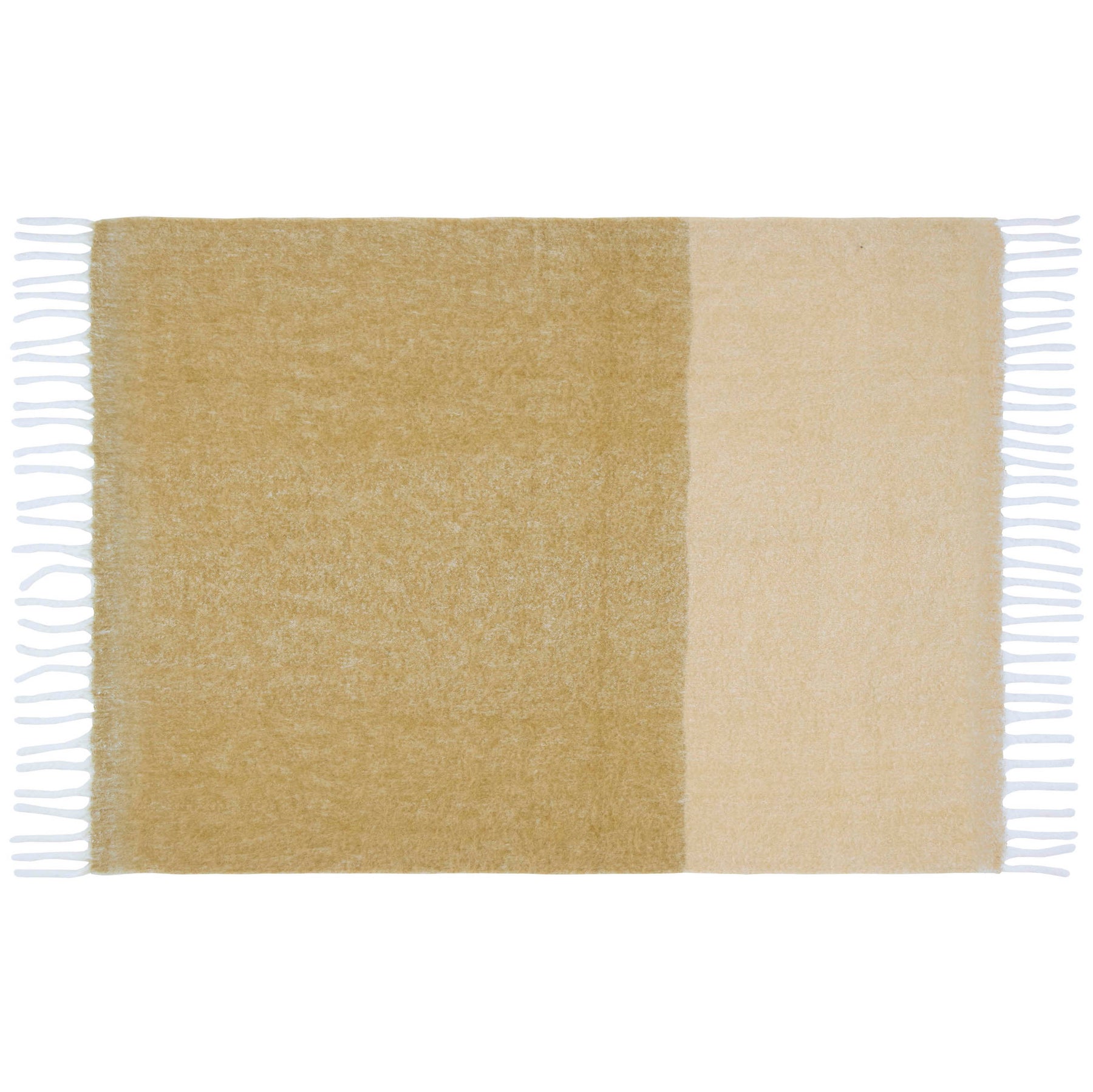 Laura Ashley Bronwen 130cm x 170cm Throw Ochre Yellow