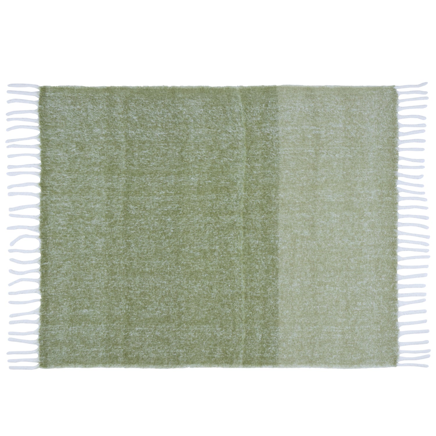 Laura Ashley Bronwen 130cm x 170cm Throw Olive Green
