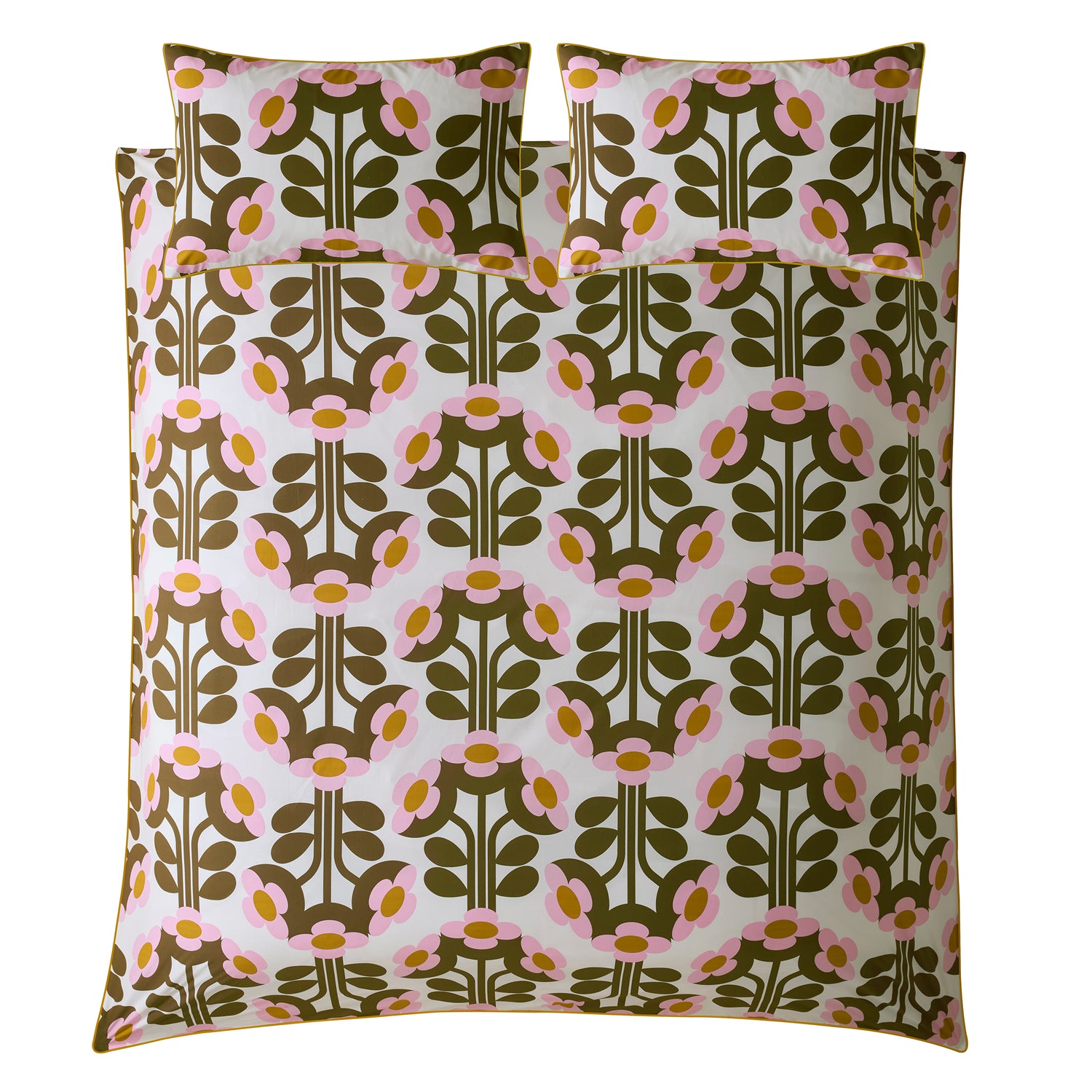 Orla Kiely Buttercup Duvet Cover Bedding Set Blossom