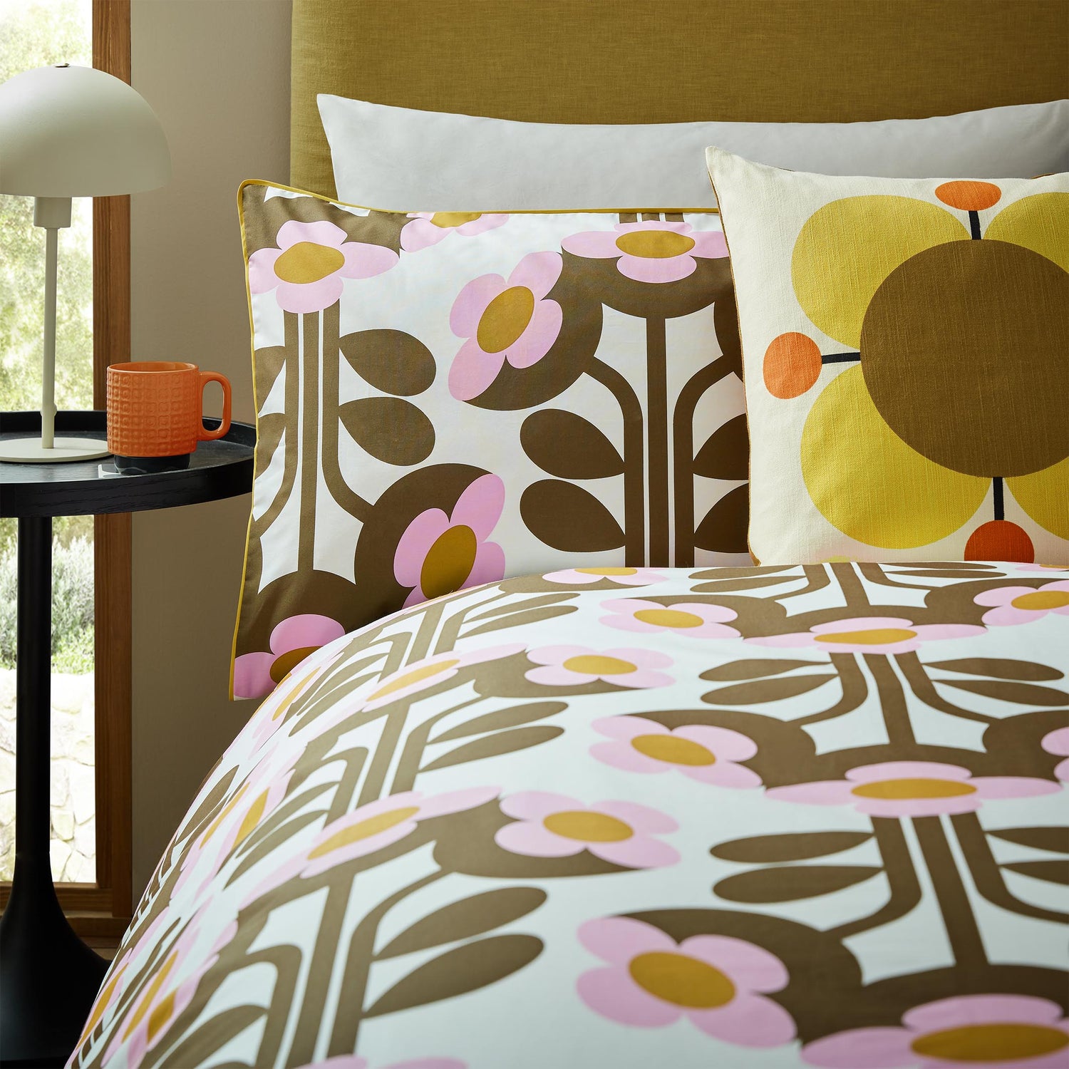 Orla Kiely Buttercup Duvet Cover Bedding Set Blossom