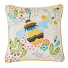 Fusion Buzzy Bee Outdoor Filled Cushion 43cm x 43cm Ochre