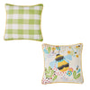 Fusion Buzzy Bee Outdoor Filled Cushion 43cm x 43cm Ochre
