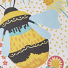 Fusion Buzzy Bee Outdoor Filled Cushion 43cm x 43cm Ochre