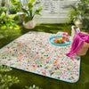 Buzzy Bee 135cm x 150cm Outdoor Picnic Blanket Ochre