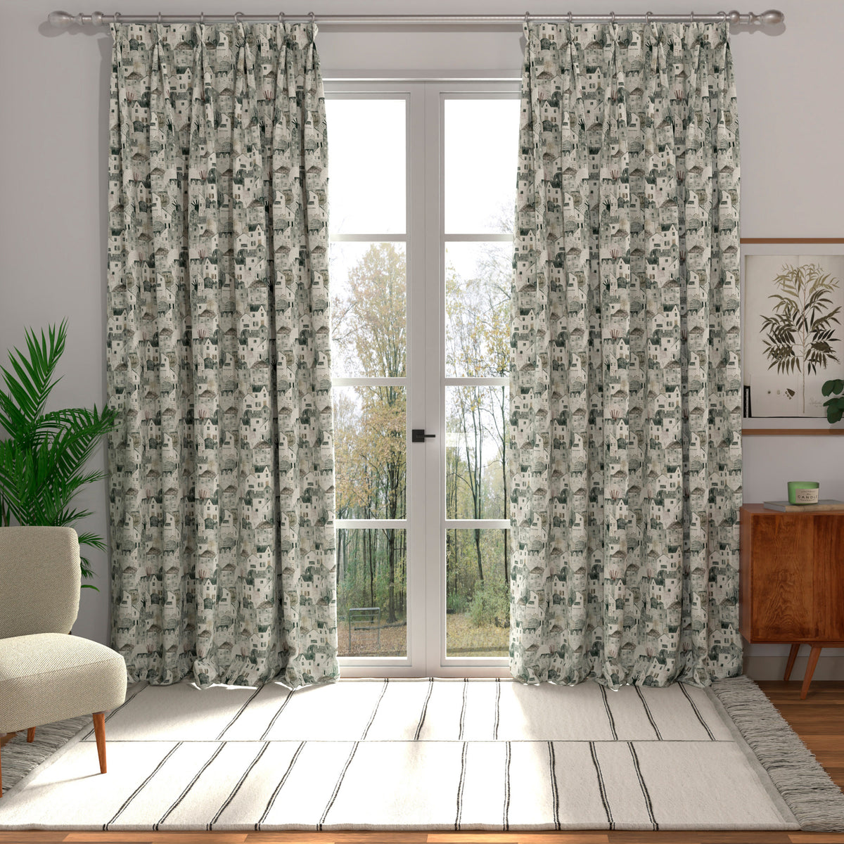 ANTE DECOR Abode Made to Measure Curtain Mono
