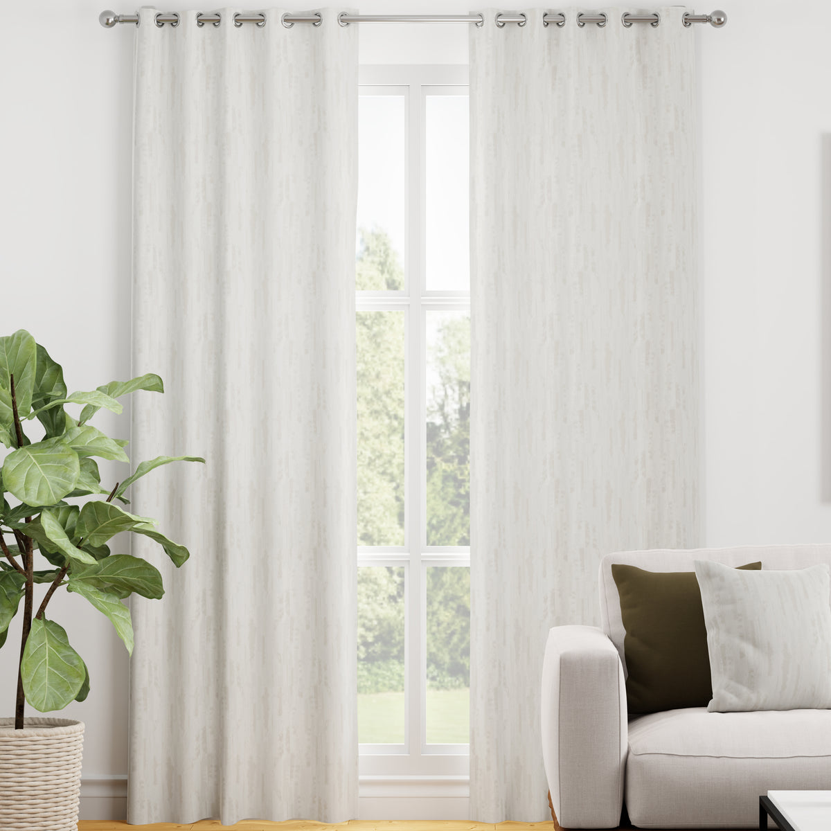 Sophie Made to Measure Curtain Silver