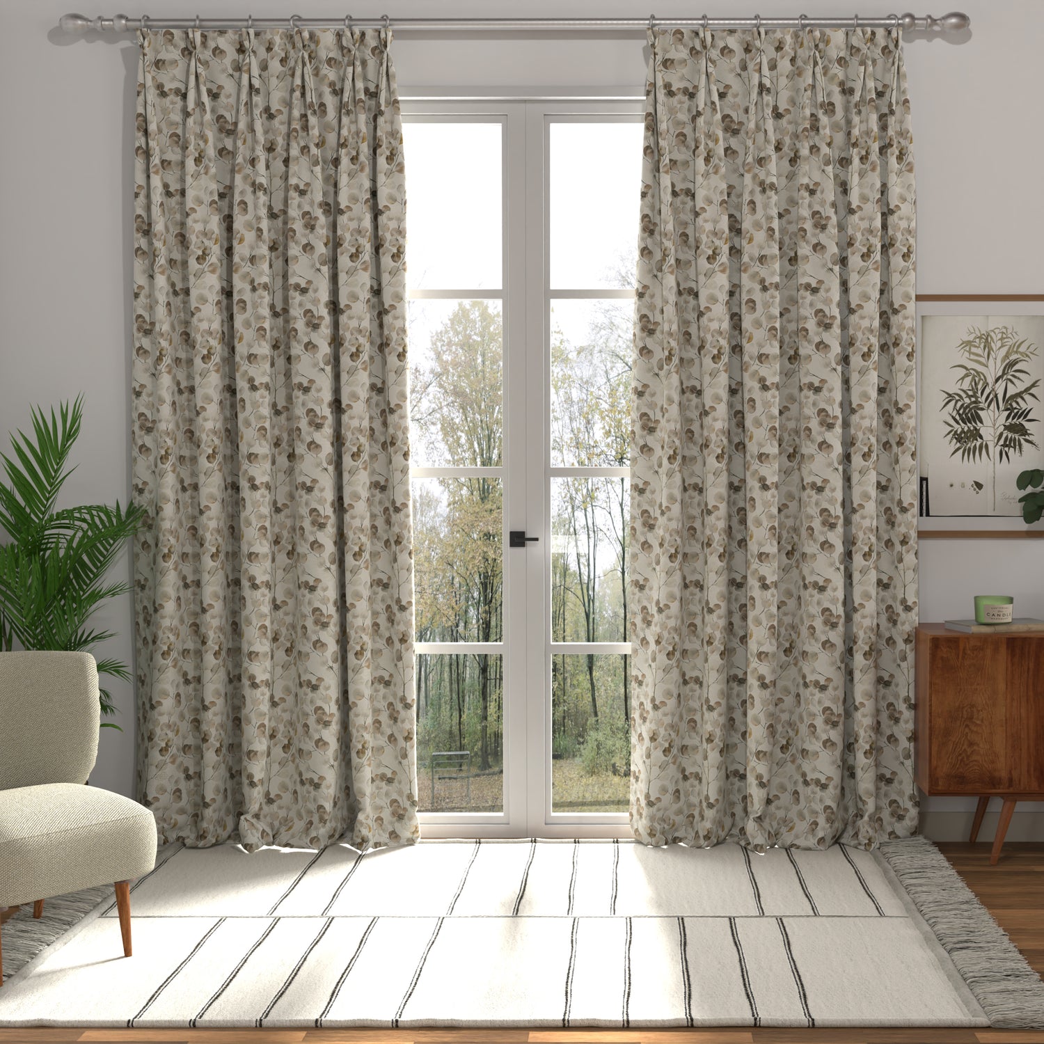 ANTE DECOR Honesty Made to Measure Curtain Earth