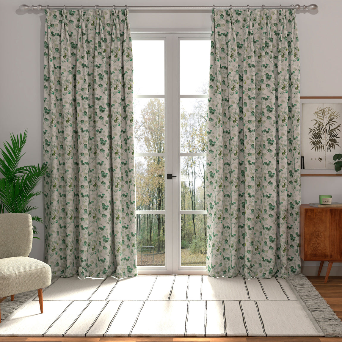 ANTE DECOR Honesty Made to Measure Curtain Seafoam