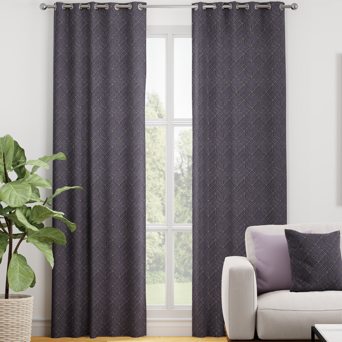 Vina Made to Measure Curtain Dove