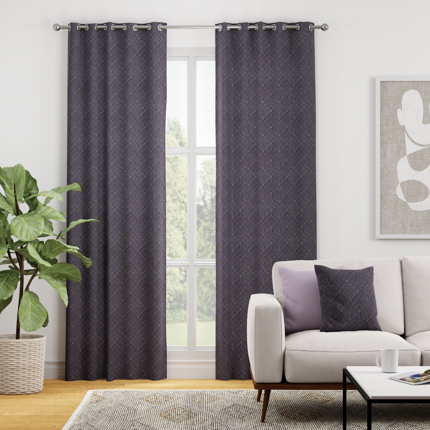Vina Made to Measure Curtain Dove