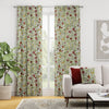 Heritage Fruits And Foliage Made to Measure Curtain Leaf Green