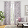 Wildflowers Made to Measure Curtain Soft Pink