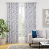 Wildflowers Made to Measure Curtain Indigo