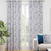 Wildflowers Made to Measure Curtain Indigo