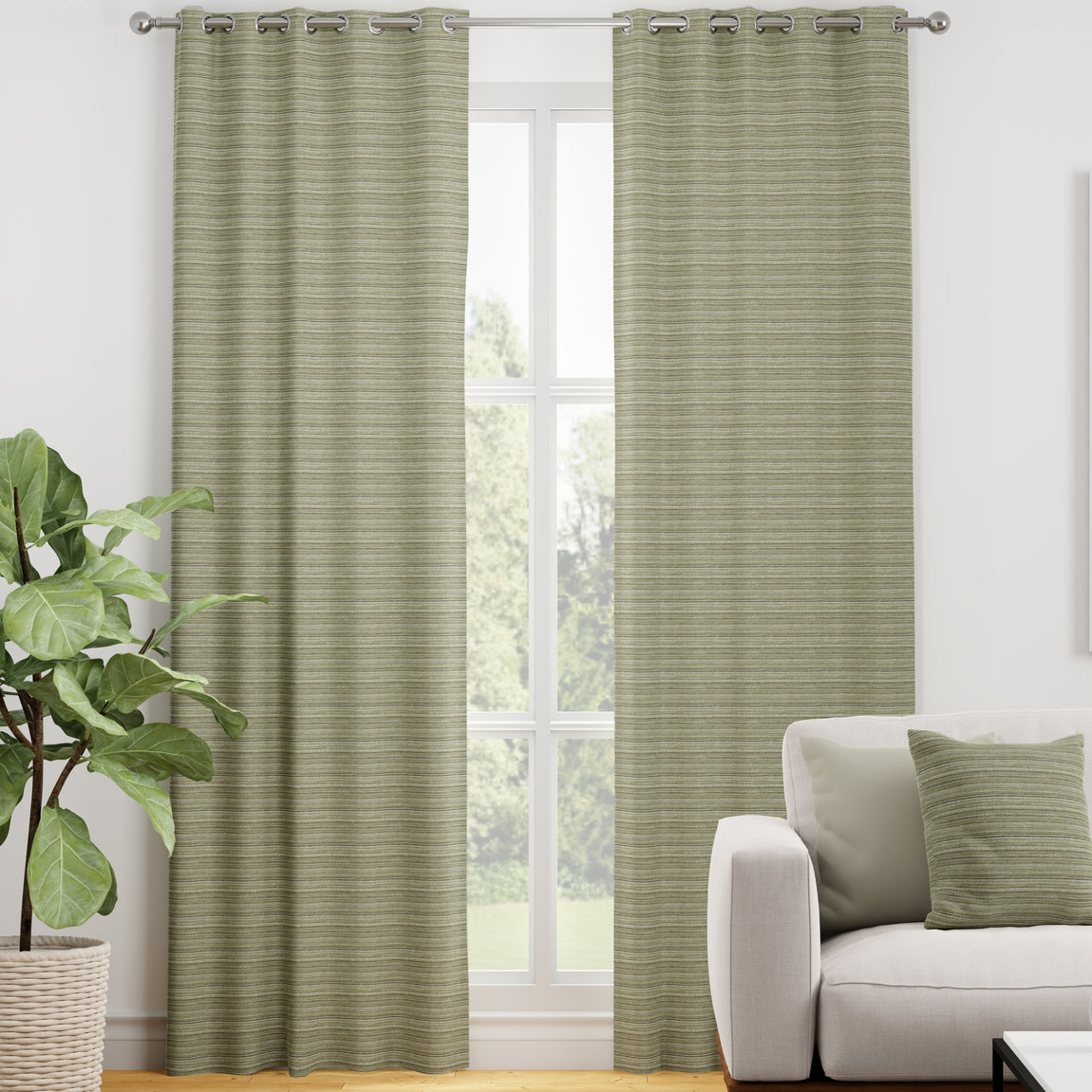 Navarro Made to Measure Curtain Pistachio