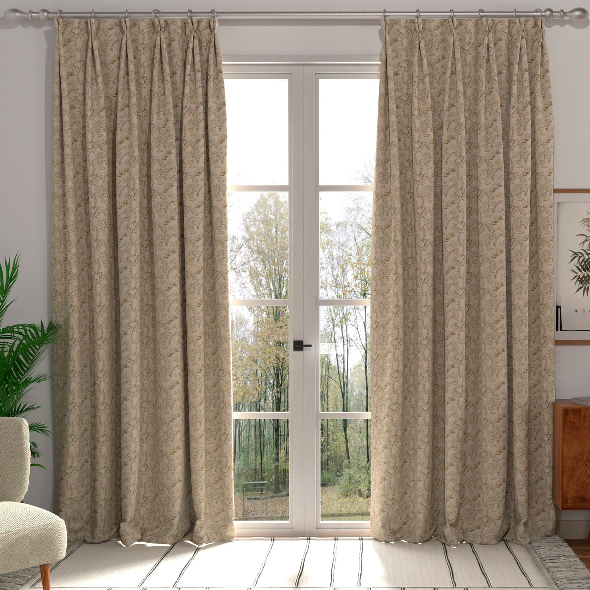 ANTE DECOR Lamina Made to Measure Curtain Sienna