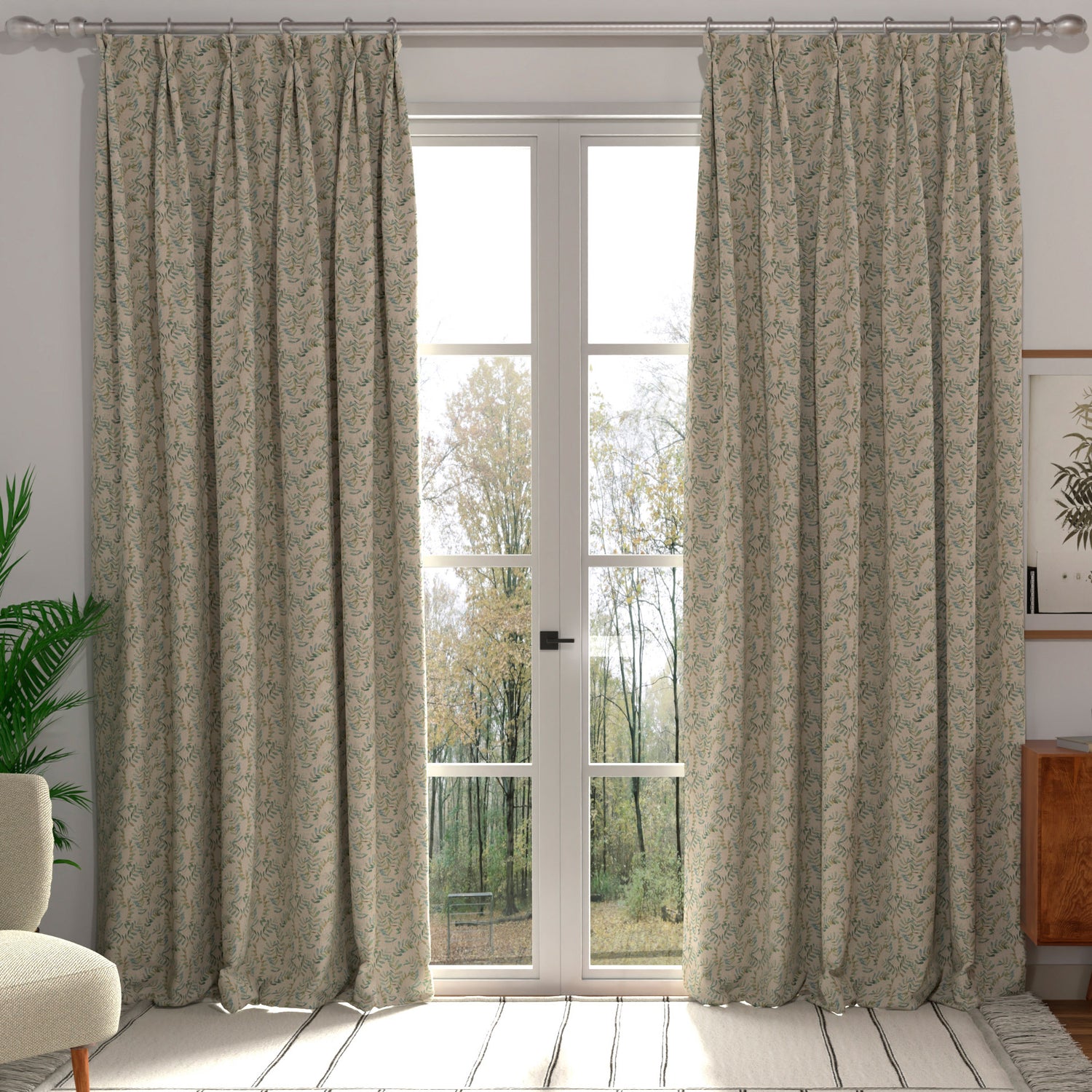 ANTE DECOR Lamina Made to Measure Curtain Sky