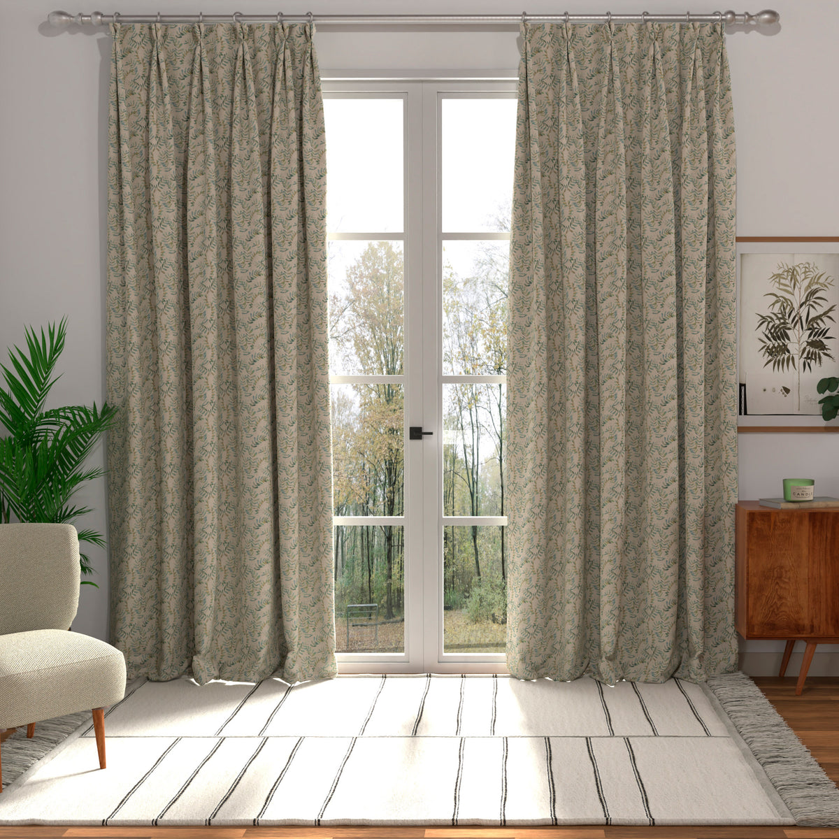 ANTE DECOR Lamina Made to Measure Curtain Sky