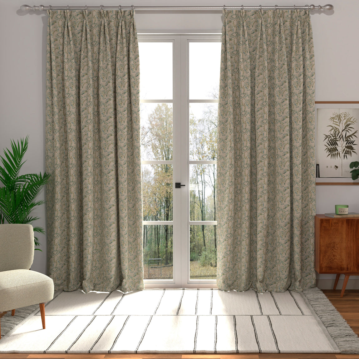 ANTE DECOR Lamina Made to Measure Curtain Sky