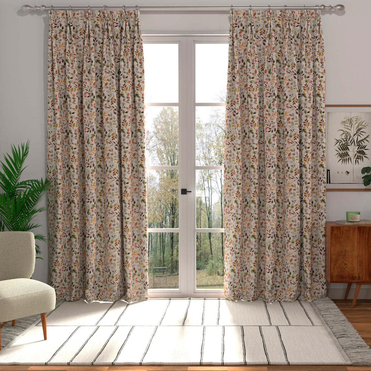 ANTE DECOR Lecco Made to Measure Curtain Rust