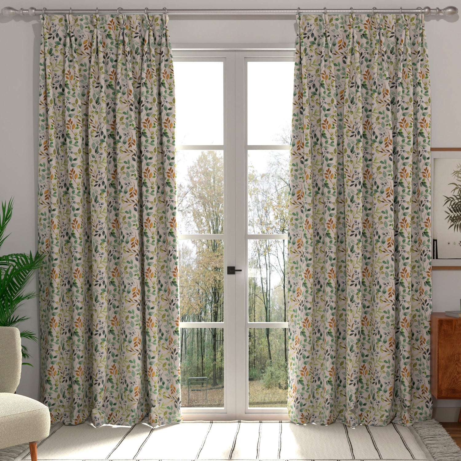 ANTE DECOR Lecco Made to Measure Curtain Sage