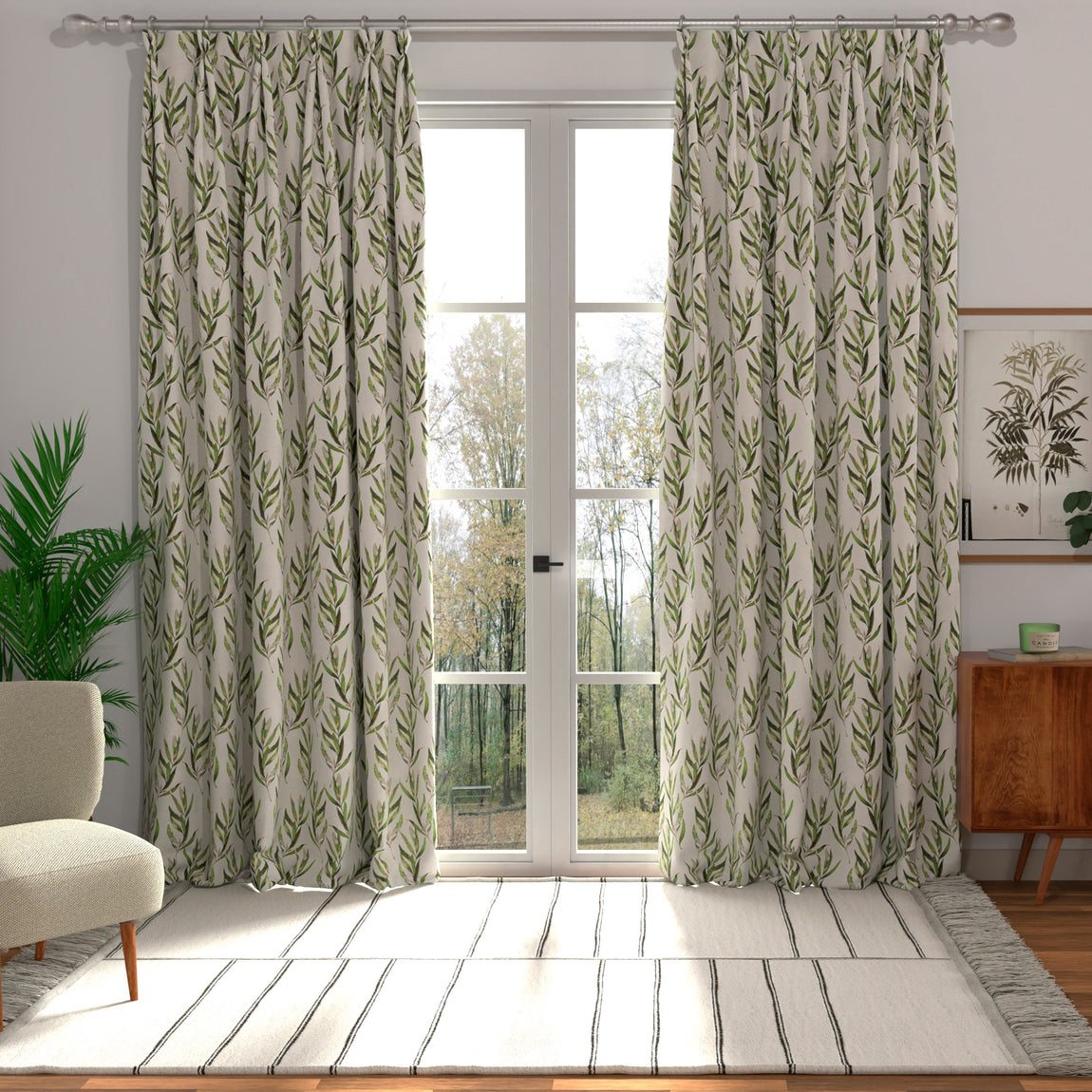 ANTE DECOR Olivia Made to Measure Curtain Green