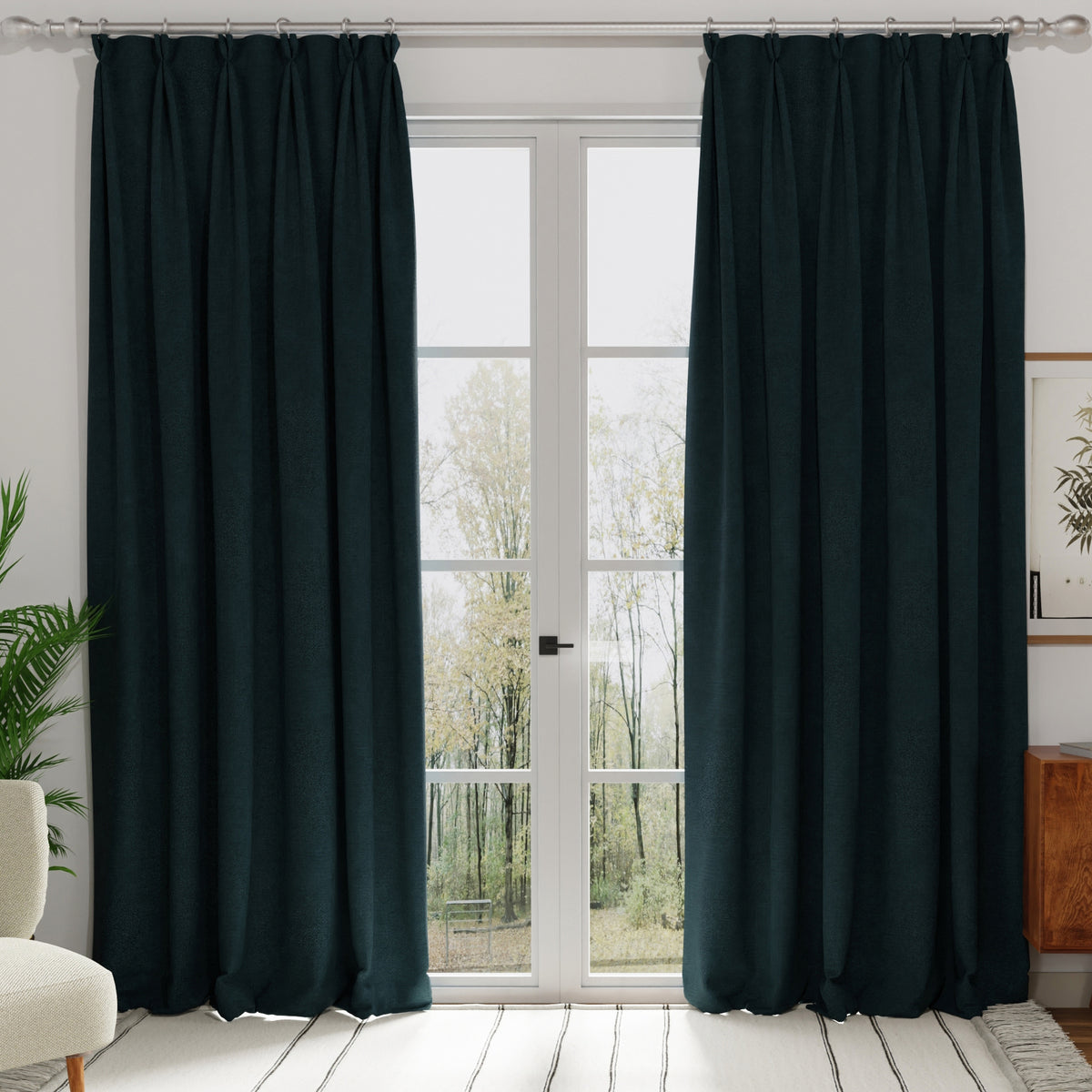 Elvira Made to Measure Curtain Teal
