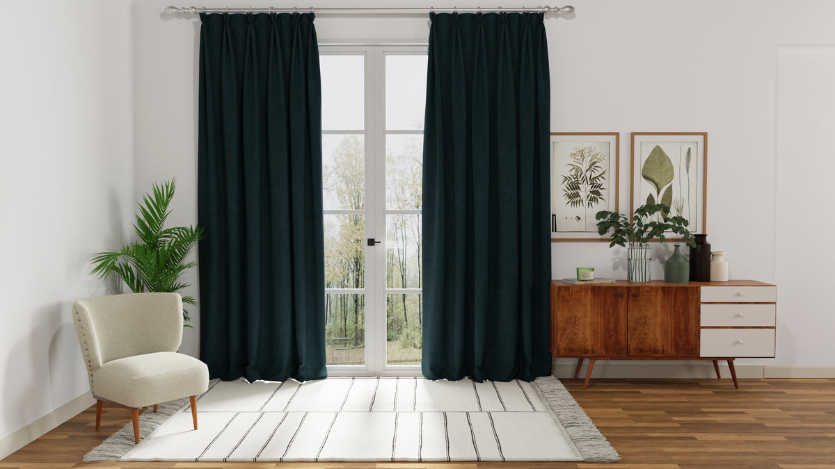 Elvira Made to Measure Curtain Teal
