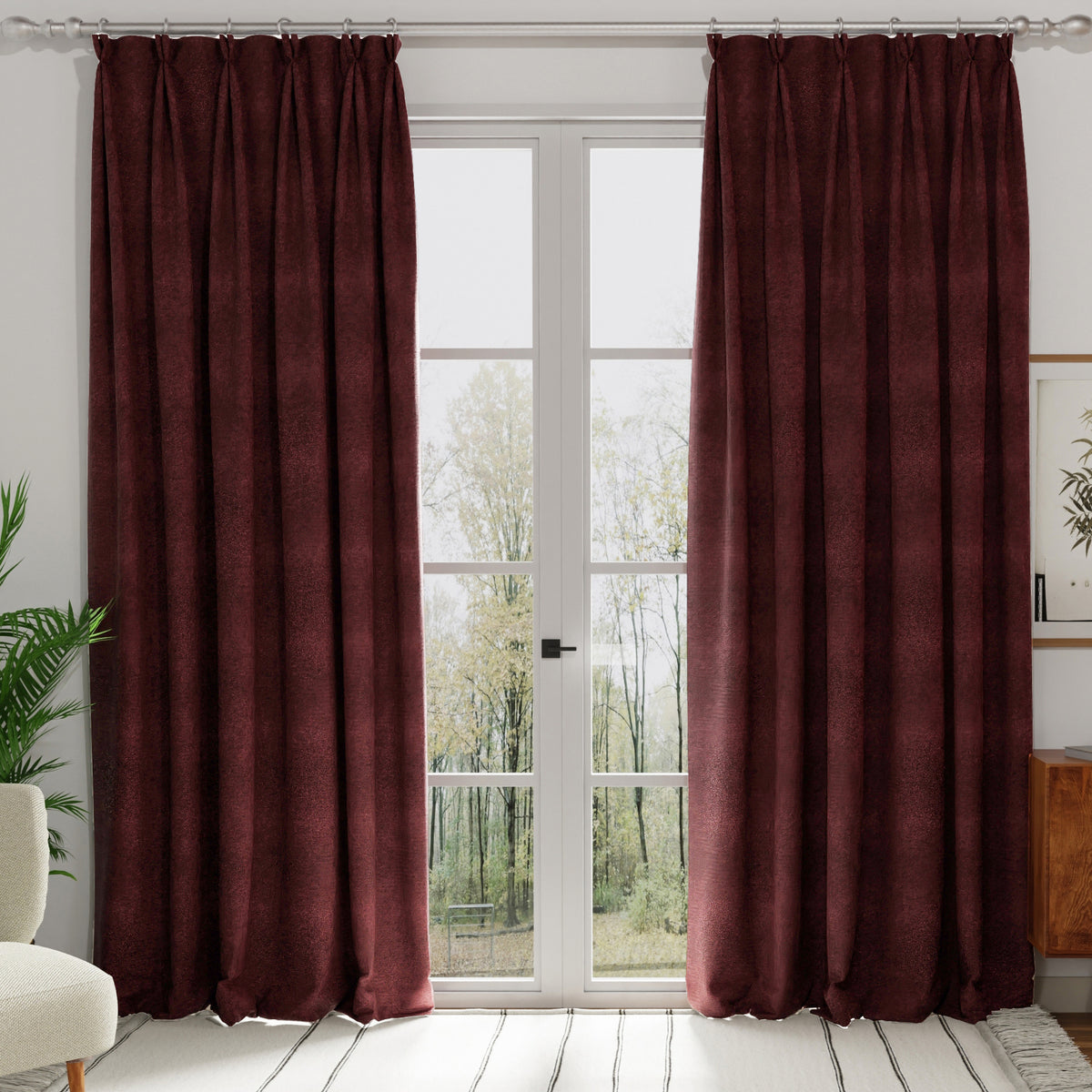 Elvira Made to Measure Curtain Chianti