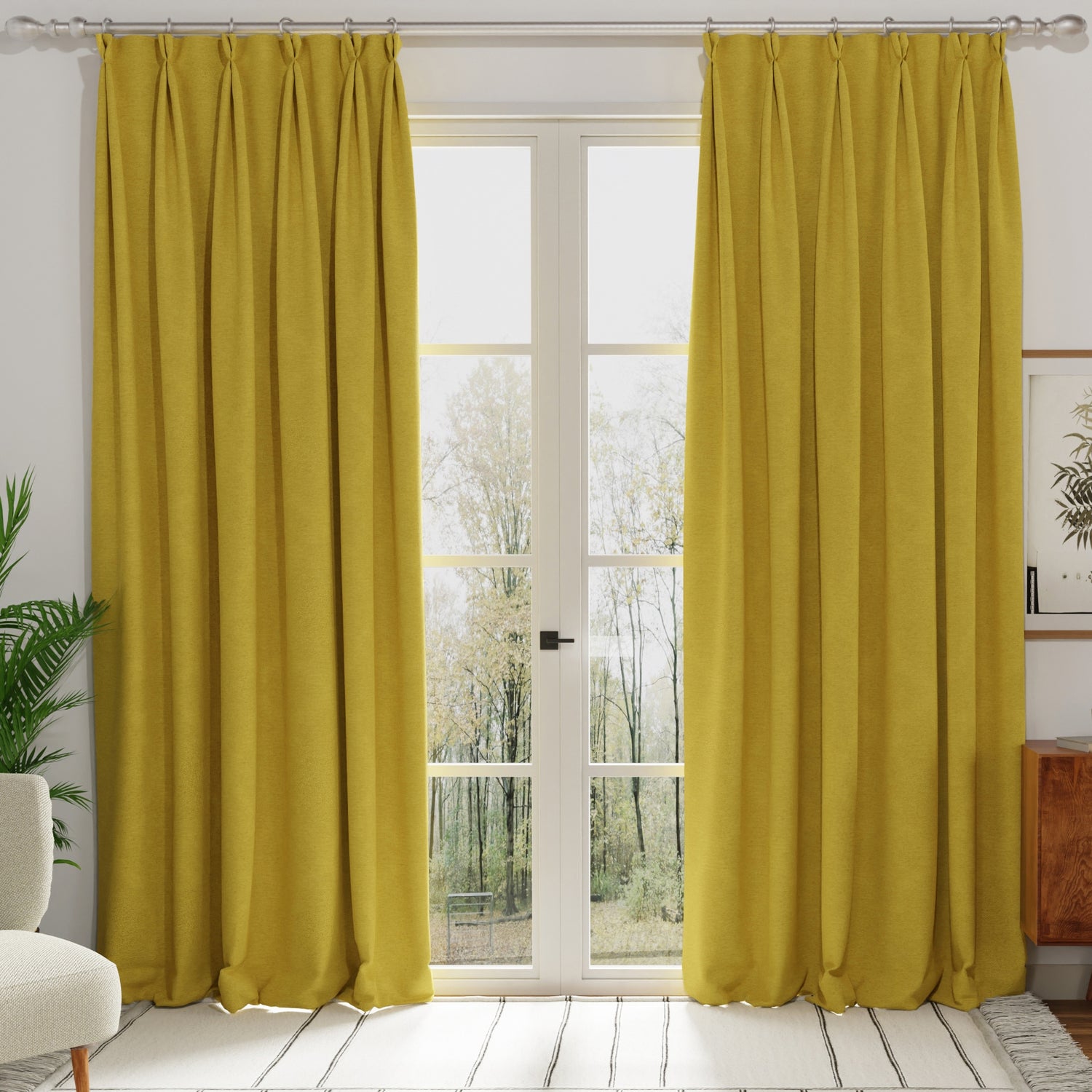 Kensington Made to Measure Curtain Chartreuse