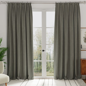 Linoso Made to Measure Curtain Grey